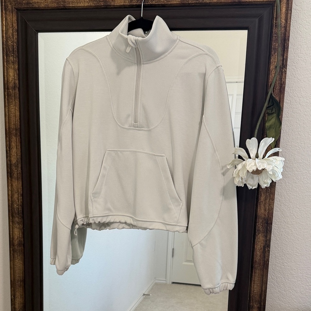 Lululemon Brushed Softstreme Ribbed Half Zip